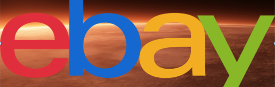 eBay Logo with Mars